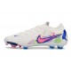 Bota Nike Phantom Luna II Elite L FG Blanco Rosa Azul