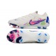 Bota Nike Phantom Luna II Elite L FG Blanco Rosa Azul