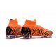 Bota Ronaldo Nike Mercurial Superfly VI Elite FG Naranja Negro