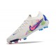 Bota Nike Phantom Luna II Elite L FG Blanco Rosa Azul