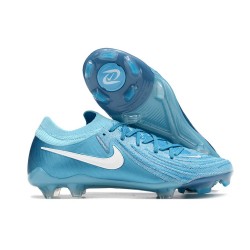 Bota Nike Phantom Luna II Elite L FG Azul Blanco