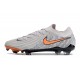 Bota Nike Phantom Luna II Elite L FG Gris Naranja