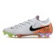 Bota Nike Phantom Luna II Elite L FG Blanco Negro Naranja