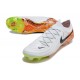 Bota Nike Phantom Luna II Elite L FG Blanco Negro Naranja