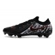 Bota Nike Phantom Luna II Elite L FG Negro Blanco Rojo