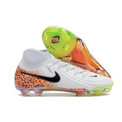 Zapatillas Nike Phantom Luna 2 Elite FG Blanco Negro Naranja