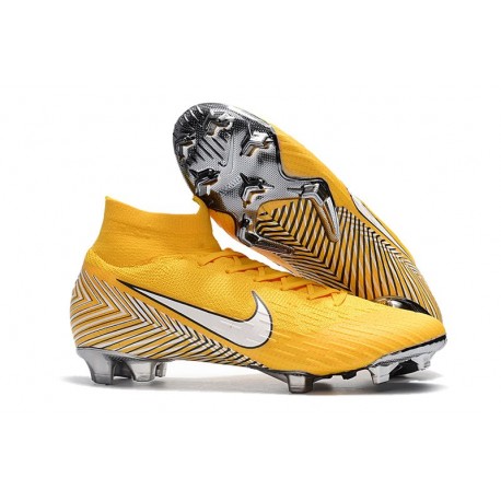 Nike Zapatillas Mercurial Superfly 6 Elite DF FG - Amarillo Blanco