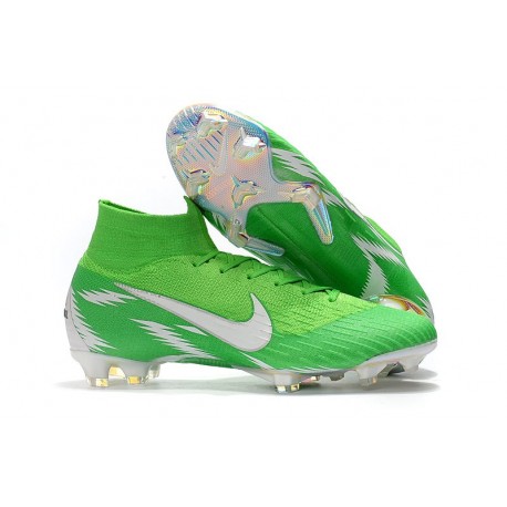 Nike Zapatillas Mercurial Superfly 6 Elite DF FG - Verde Blanco