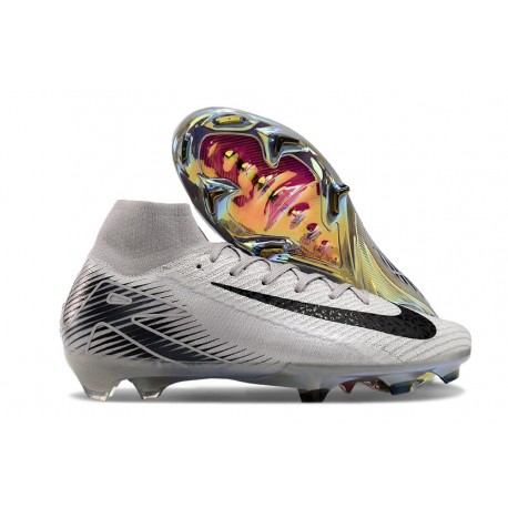 Zapatillas Nike Mercurial Superfly 10 Elite FG Gris Negro