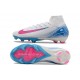 Zapatillas Nike Mercurial Superfly 10 Elite FG Blanco Rosa Azul