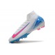 Zapatillas Nike Mercurial Superfly 10 Elite FG Blanco Rosa Azul