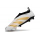 adidas Predator Elite Laceless Cesped Natural Seco Ftwr Blanco Dorado Met