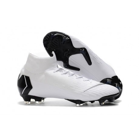 Nike Zapatillas Mercurial Superfly 6 Elite DF FG - Blanco Negro