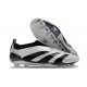 adidas Predator Elite Laceless Cesped Natural Seco Plata Negro
