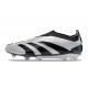 adidas Predator Elite Laceless Cesped Natural Seco Plata Negro