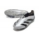 adidas Predator Elite Laceless Cesped Natural Seco Plata Negro