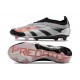 adidas Predator Elite Laceless Cesped Natural Seco Plata Negro Rosa