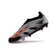 adidas Predator Elite Laceless Cesped Natural Seco Plata Negro Rosa
