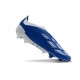 adidas Predator Elite Laceless Cesped Natural Seco Azul Blanco