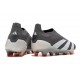 adidas Predator Elite Laceless Cesped Natural Seco Negro Blanco