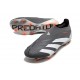 adidas Predator Elite Laceless Cesped Natural Seco Negro Blanco