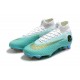 Ronaldo Nike Zapatillas Mercurial Superfly 6 Elite DF FG - Azul Blanco