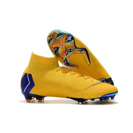 Zapatos Nike Mercurial Superfly 360 Elite FG - Amarillo Azul