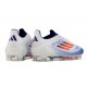 Zapatos adidas F50 Elite FG Blanco Azul Rojo