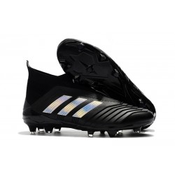 adidas Zapatos de Futbol Predator 18+ FG Negro Argento