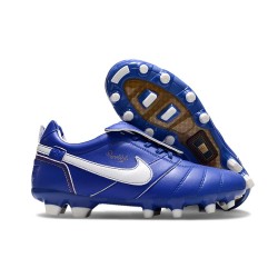 Bota Nike Tiempo Legend 10 Elite FG Azul Blanco