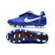 Bota Nike Tiempo Legend 10 Elite FG Azul Blanco