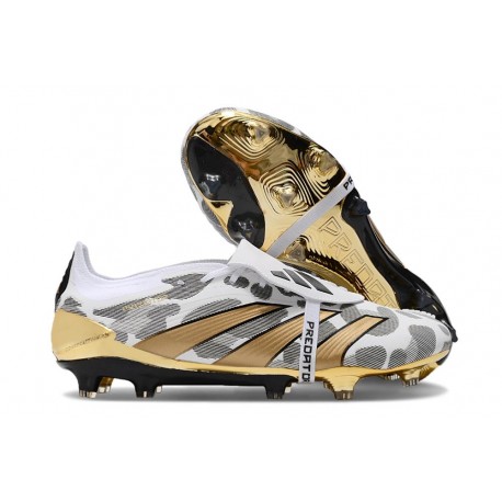 adidas Predator 2024 Elite FT FG Blanco Oro Gris