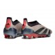 adidas Predator Elite Laceless Cesped Natural Seco Platino Met Aurora Negro Carbón