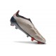 adidas Predator Elite Laceless Cesped Natural Seco Platino Met Aurora Negro Carbón