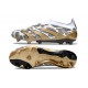 adidas Predator Elite Laceless Cesped Natural Seco Blanco Oro Gris