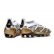adidas Predator Elite Laceless Cesped Natural Seco Blanco Oro Gris