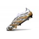 adidas Predator Elite Laceless Cesped Natural Seco Blanco Oro Gris