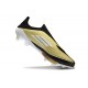 Zapatillas de Futbol adidas F50 + LL FG X Messi Dorado Met Negro Blanco