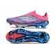 Zapatillas de Futbol adidas F50 + LL FG Solar Azul Ftwr Blanco Solar Rosa