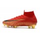 Ronaldo Zapatos Nike Mercurial Superfly 360 Elite CR7 FG - Rosso Negro