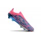 Zapatillas de Futbol adidas F50 + LL FG Solar Azul Ftwr Blanco Solar Rosa
