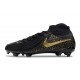 Zapatillas Nike Phantom Luna 2 Elite FG Negro Mtlc Dorado Moneda