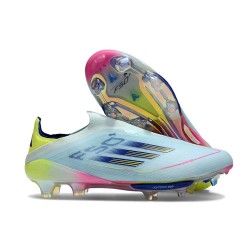 Zapatillas de Futbol adidas F50 + LL FG Casi Azul Azul Semilúcido Semi Amarillo Solar