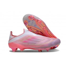 Zapatillas de Futbol adidas F50 + LL FG Rosa Blanco