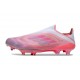 Zapatillas de Futbol adidas F50 + LL FG Rosa Blanco