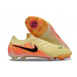Bota Nike Phantom Luna II Elite L FG Naranja Negro