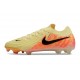 Bota Nike Phantom Luna II Elite L FG Naranja Negro