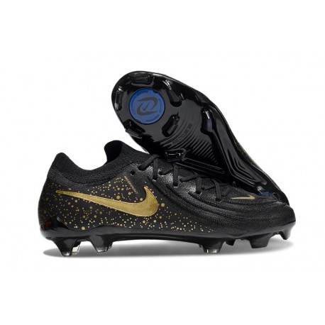 Bota Nike Phantom Luna II Elite L FG Negro Dorado