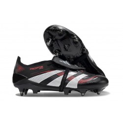 Adidas 2025 Predator Elite FT FG Negro Gris Four Rojo Lúcido
