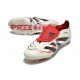 Adidas 2025 Predator Elite FT FG Blanco Off Negro Rubí Puro